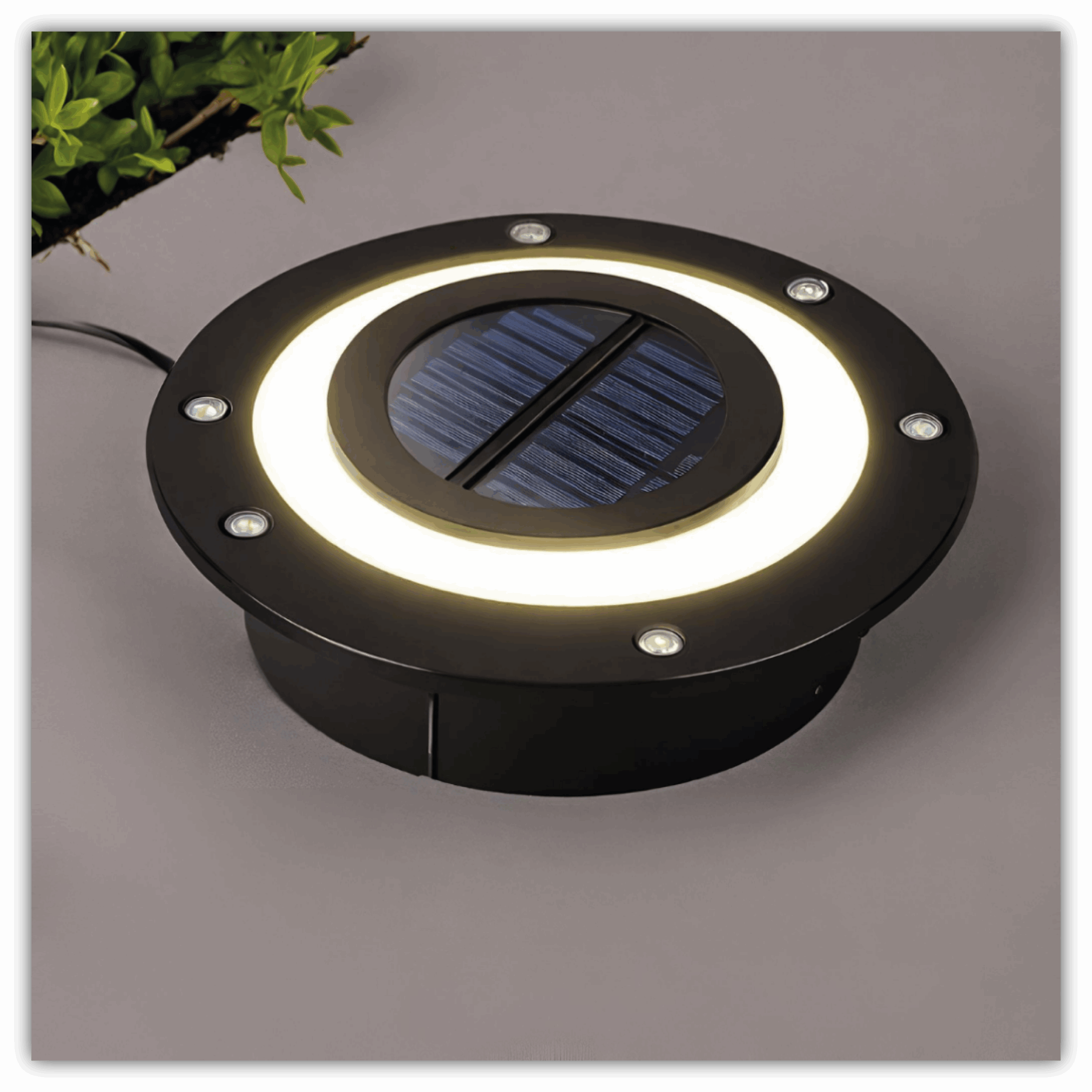 Solar LED-Bodeneinbauleuchte 4er Set