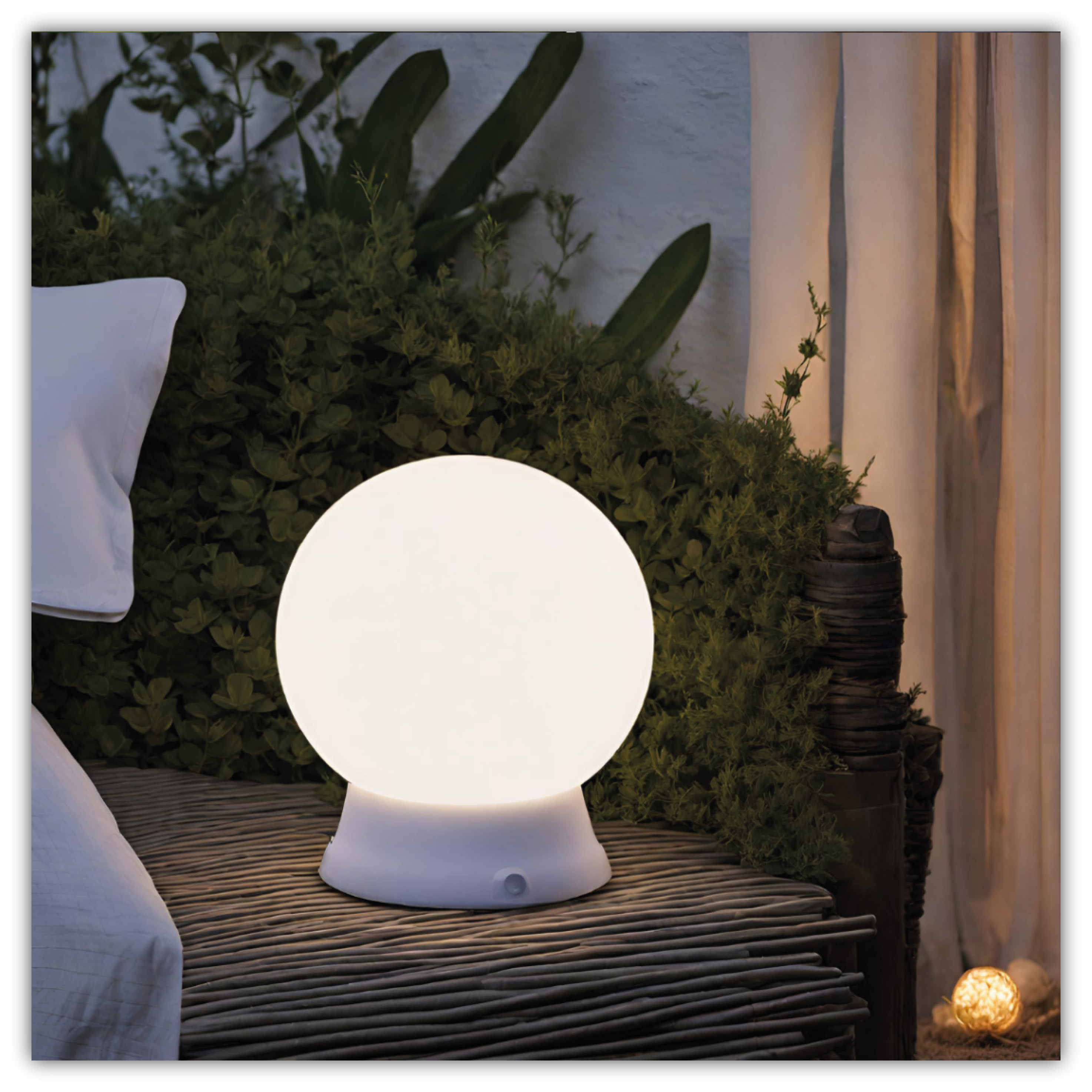 Solar-Kugel fürs Beet