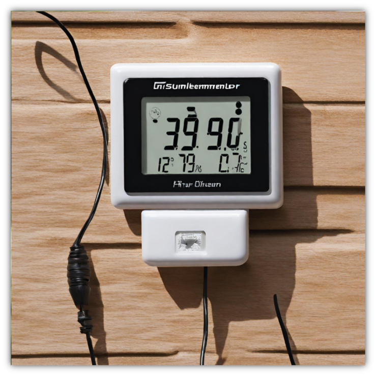 Solar-Thermometer "Techno"