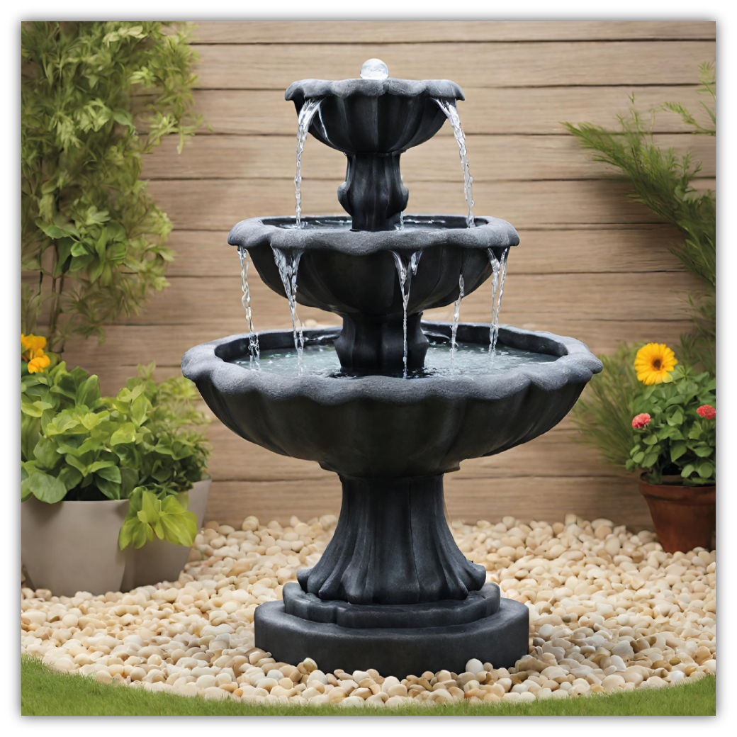 Solarbetriebener Springbrunnen "Inspiration"