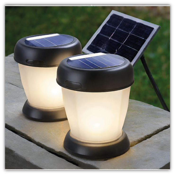 Solarlampen-Set "Twin"