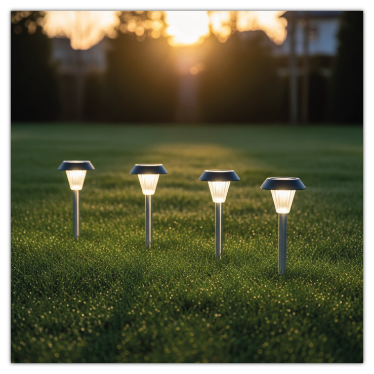 Solarlampen-Set „Quattro“