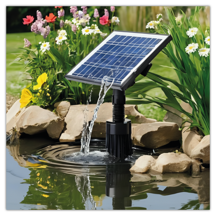 Solarbetriebene Teichpumpe "Mini Flow"